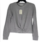 Hippie Rose  Cozy Twist-Front Long-Sleeve Top Photo 0