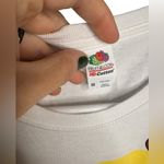 Fruit of the Loom Topanga Boy Meets World  White Tee with Yellow Graphic Photo 3