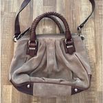 Banana Republic Vintage Y2K Women's Leather Suede Hobo Satchel in Brown Photo 4