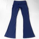 Aerie  OFFLINE Navy Blue Ribbed Flare Yoga Pants Photo 1