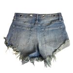 Altar'd State Altar’d State Size 25 Cut Off Denim Shorts Distressed Grommets Button Fly Grunge Photo 1