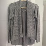 Athleta  Gray Drape Front nirvana wrap Long Sleeve Cardigan Wear two ways Photo 1