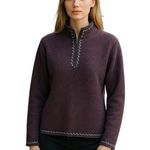 Woolrich  Amethyst Heather Wool Blend Sweater Photo 0
