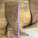 Sam Edelman Sylvia Tall Suede Block Heel Boots Size 6 Wide Calf Camel Tan NEW Photo 6