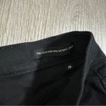 Denim Forum The Lola High Rise Skinny Crop Raw Hem Jeans Size 29 Black Photo 5