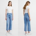 J Brand • Joan Wide-Leg Jean crop ankle light wash Alto blue stretch high rise Photo 11
