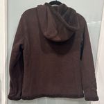 Free Country  Women's Chocolate Brown Fuzzy Zip Up Hoodie Jacket Coat Sz Small Photo 5