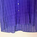 J.Jill  Button Down Baby Doll Window Pane Shirt XL Photo 1