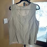 J.Jill Linen Blend Camel Lace Tank Blouse Size XL Photo 6