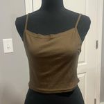 SheIn halter tank top dark army green Photo 0
