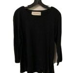 James Jeans 3SUM by  Black Ruffle Back Blouse Photo 0