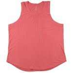 Member's Mark Women's Sleeveless Rib Cutaway Tank Top in Pink, XXL Pink Size undefined Photo 0