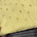 Isaac Mizrahi  New York NWT Size 2 Citron Yellow Eyelet South Hampton Crop Pants Photo 1