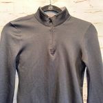 Under Armour  Sweatshirt Womens XS Black Pullover Fitted Cold Gear Henley Zip Photo 1