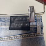 R13  Alison Crop distress skinny mid rise jeans in light blue sz 26 Photo 7