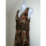 Robbie Bee Vintage V Neck Floral Midi Dress sz 6 Y2K cottagecore Photo 5