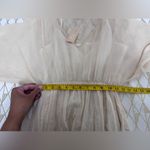 RHODE NWT Emily Sheer Shimmer Gold Dress Kimono Style Sleeve Size XS Photo 10