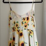 Zaful  Yellow Floral Mini Dress Photo 3