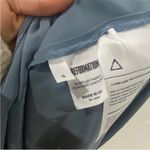 Reformation  Genevieve Dress in shiny pale blue/ shiny grey NWT Photo 2