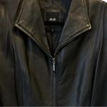JLC Women's‎ Black Leather Motorcycle Jacket Size L Size L Photo 10