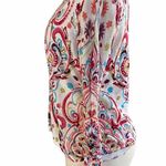 Chico's NWOT Chico’s Multi-Colored Printed Ruched-Sleeve Cardigan Photo 8