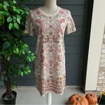 Tory Burch Avril Short Sleeve Mini Dress In Hicks Garden Photo 1