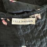 Ulla Johnson  Floral Tank Top Blouse Black Pink Size 10 Photo 3