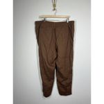Lands' End  Womens Wide Leg Linen Pants Size 18 Brown Photo 1
