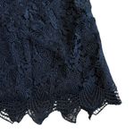 Anthropologie Navy Blue Shift Dress Crew Neck Triangle Hem Size 0 Women's NWT Photo 3