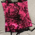 Frederick's of Hollywood Hot Pink Corset Photo 4