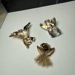 Angel Christmas Holiday Lot Of 3 Brooch Pin Angels 1 Two Tone 2 Gold Tone Photo 10