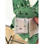 Reformation Brandi Kelly Green Floral Summer Crop Top Smocked Festival Photo 6