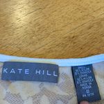 Kate Hill  Cream Lined Lace Top with Sheer 3/4 Sleeves Women's Small Photo 5