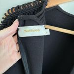 Zimmermann  Braided Sleeve Short Sleeve Top Black Size 1 US Size 6 Photo 4