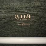 a.n.a  green soft shirt bell sleeve olive green shirt sweater top size large​​ Photo 3