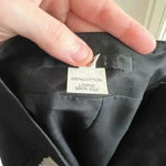 Jenni Kayne 854  Black Cotton Pencil Skirt Beige Abstract Stripes Lined Midi Photo 7