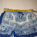 All Saints Blue and White Paisley Jacket and Shorts Set Size 2. Photo 11