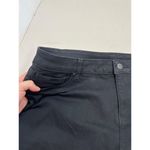 Workshop Republic Clothing WORKSHOP Republic Jean Shorts Size 14 Black Modern Fit Cuffed Hem Casual Stretch Photo 2