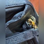 ZAC Zac Posen Black Eartha Double Handle Purse with Gold Accents Photo 3