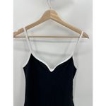 Abercrombie & Fitch Abecrombie & Fitch Dress Women S NWT Navy Blue White Sleeveless Bodycon Photo 2