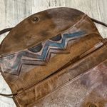 Jane Yoo Vintage Hand Painted Purse Brown Photo 15