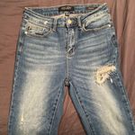Judy Blue Distressed Skinny Jeans size 9 Photo 0