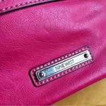 Nine West Crossbody with Zippers, Leopard Interior, Hot Pink Photo 9