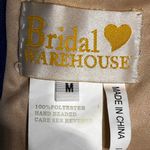 Bridal Warehouse Blue Lace Crop Top Women’s Size Medium Sleeveless Lined Photo 2