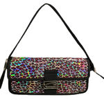 Candie's  Y2K Purse Holographic Leopard Print Shoulder Bag Adjustable Photo 0