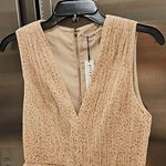 Alice + Olivia ππ Monica Tulle Party Dress ~ Natural Gold Glitter 4 NWT Photo 11