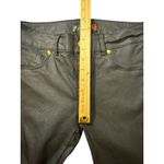 G by Guess  Coated Black Zip-Ankle Skinny Jeans Women's 29 Photo 4