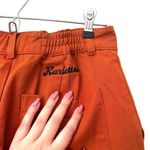 KARLETTAS High Rise Terracotta Relaxed Pant Sz 30‎ Orange Photo 4