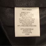 Halston Heritage  Gray Drape Collar Classic Wool Pea Coat M Single Button Photo 7