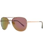 Suzy Levian 53mm Aviator Sunglasses Gold Photo 1